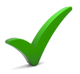 green check mark