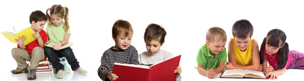 young children reading